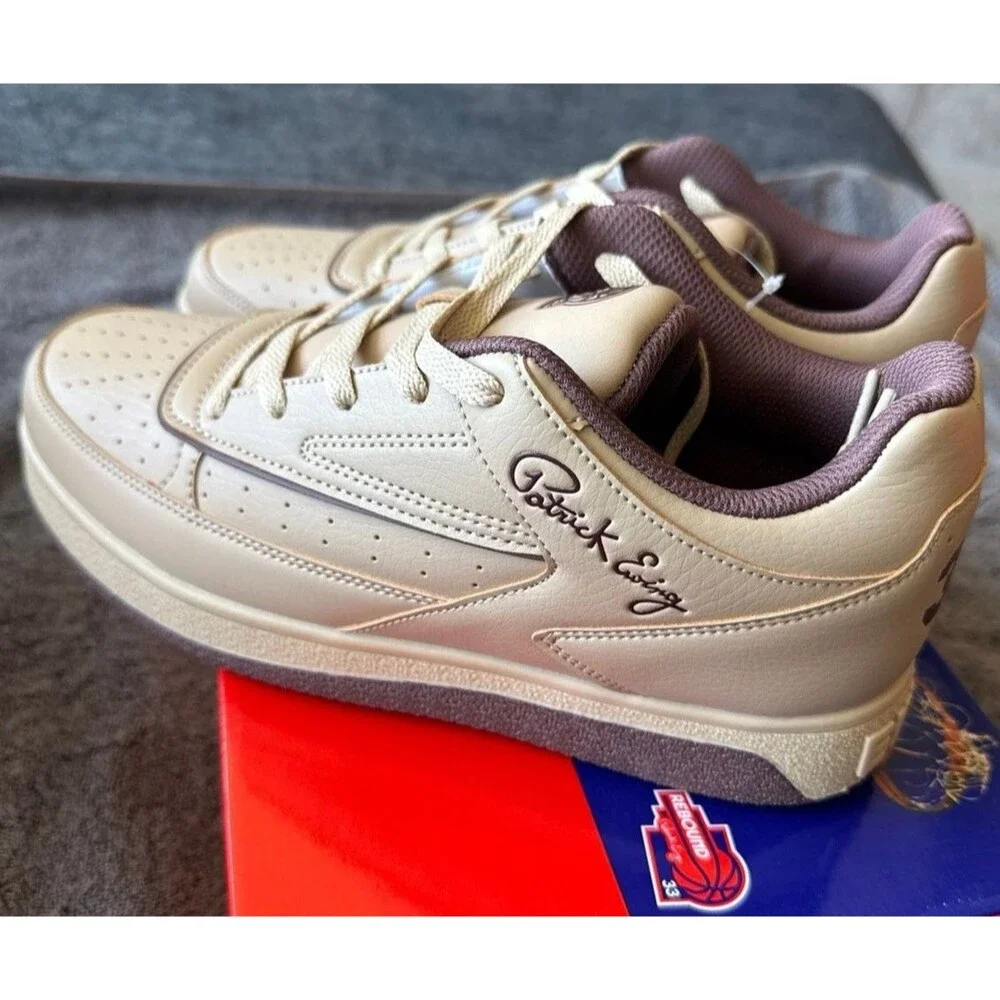 Patrick Ewing Rebound Orion Low Men’s Size 8 Irish Cream/Maroon Color way - Picture 8 of 8